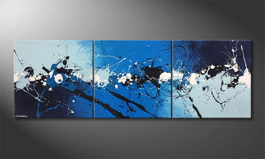 Our wall art Arctic Storm 210x70cm