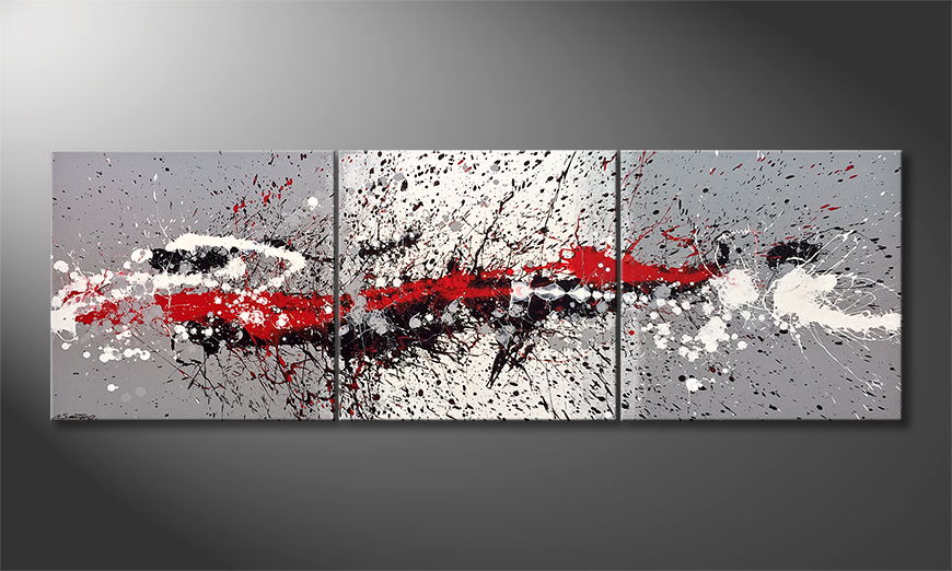 Our wall art Battle of Contrasts 210x70cm