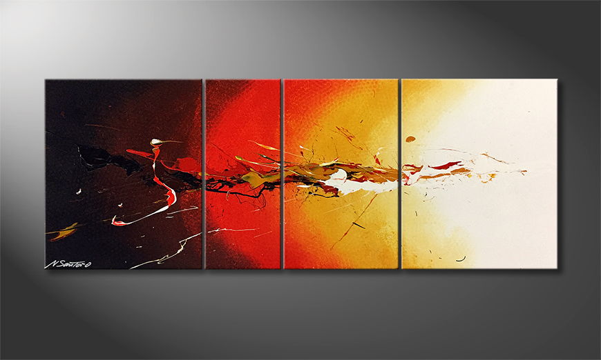 Our wall art Campfire 120x50cm