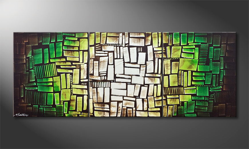 Our wall art Cubes Of Hope 180x70cm