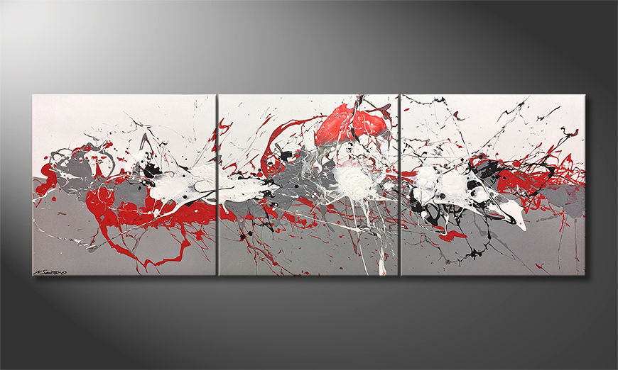Our wall art Emotional Movement 210x70cm