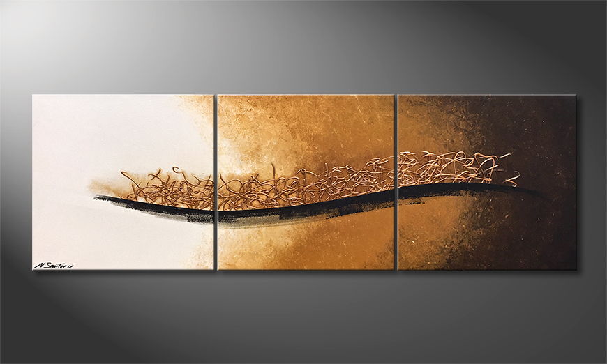 Our wall art Golden Melody 180x60cm