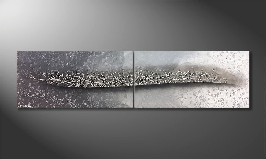 Our wall art Icy Morning 200x50cm