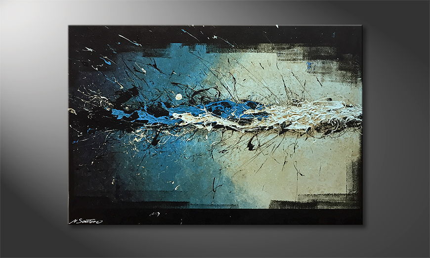 Our wall art Into The Blue 120x80cm