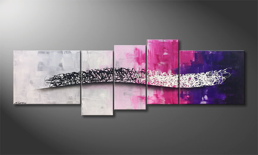 Our wall art Into the Night 210x70cm