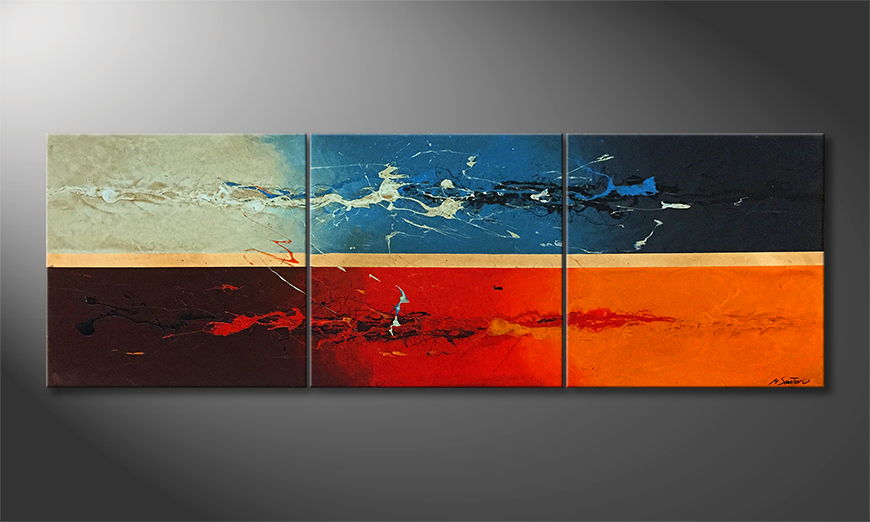 Our wall art Liquids Elements 210x70cm