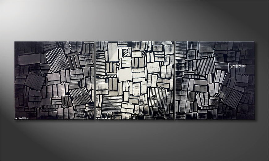 Our wall art Moonlit Night 240x80cm