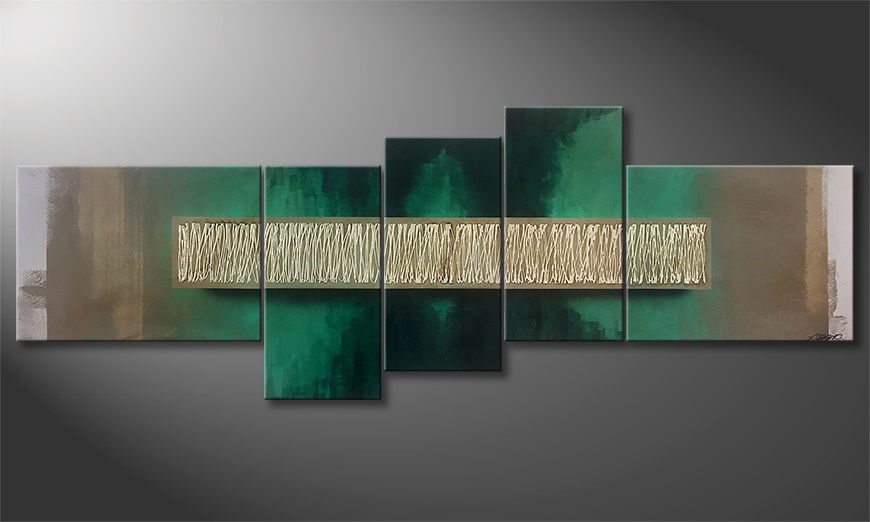 Our wall art New World 280x100cm