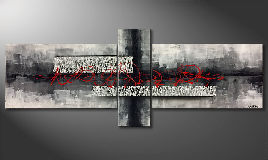 Our wall art Nothing Is Everything 230x90cm