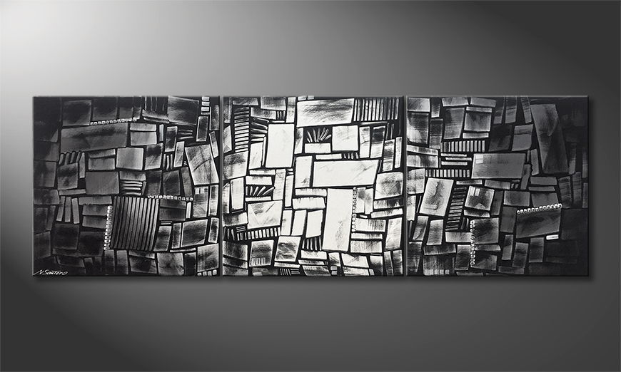 Our wall art Play Of Shadows 210x70cm