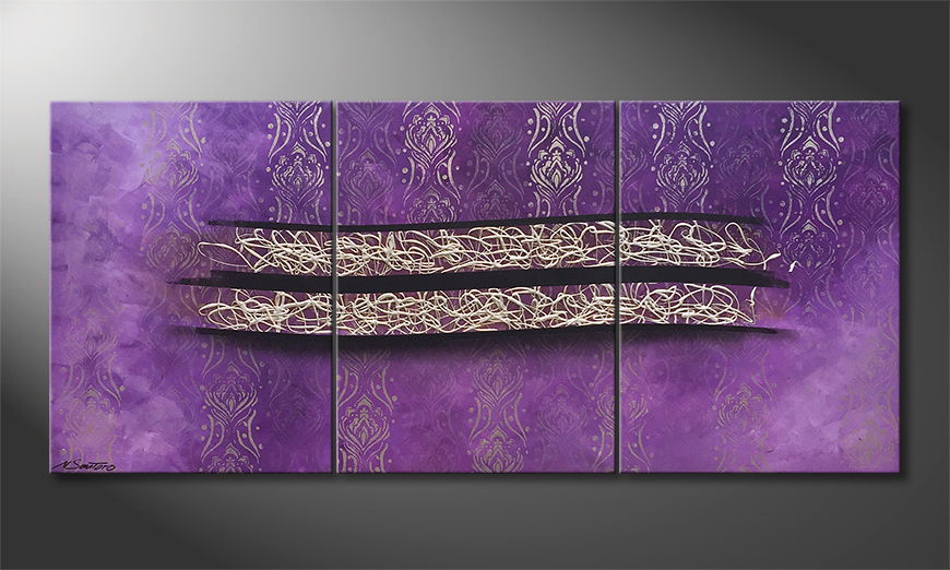 Our wall art Purple Chill 180x80cm