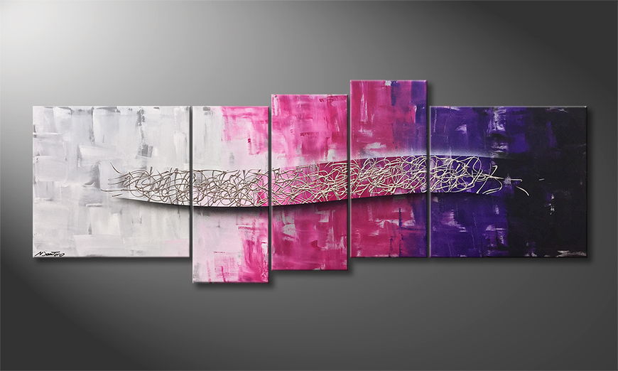 Our wall art Purple Dream 210x80cm