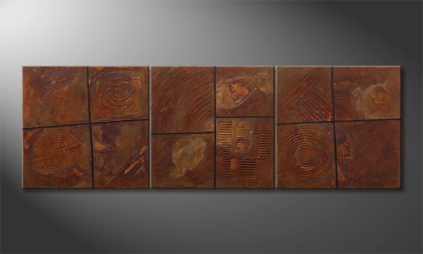 Our wall art Rusty Moments 210x70cm