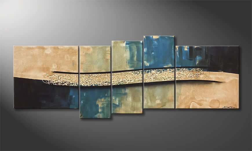 Our wall art Sand Wave 210x80cm