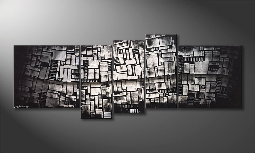 Our wall art Shadow Cubes 210x80cm