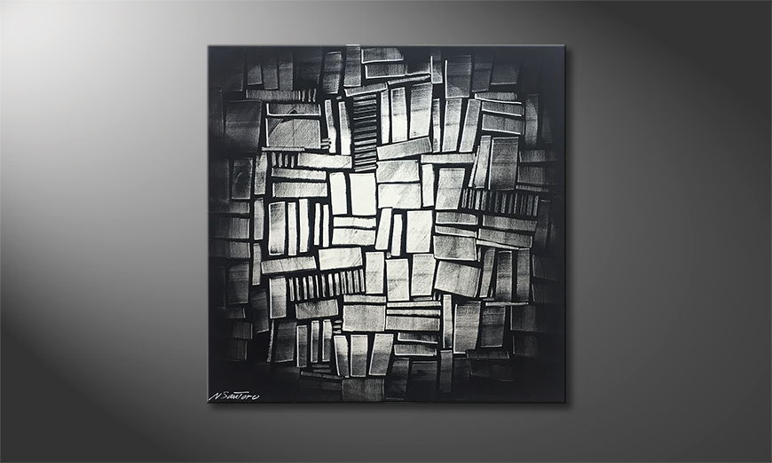 Our wall art Shinning Cubes 80x80cm