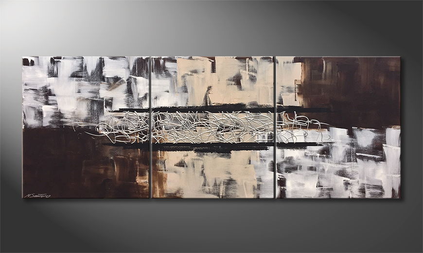 Our wall art Silver Connection 180x70cm