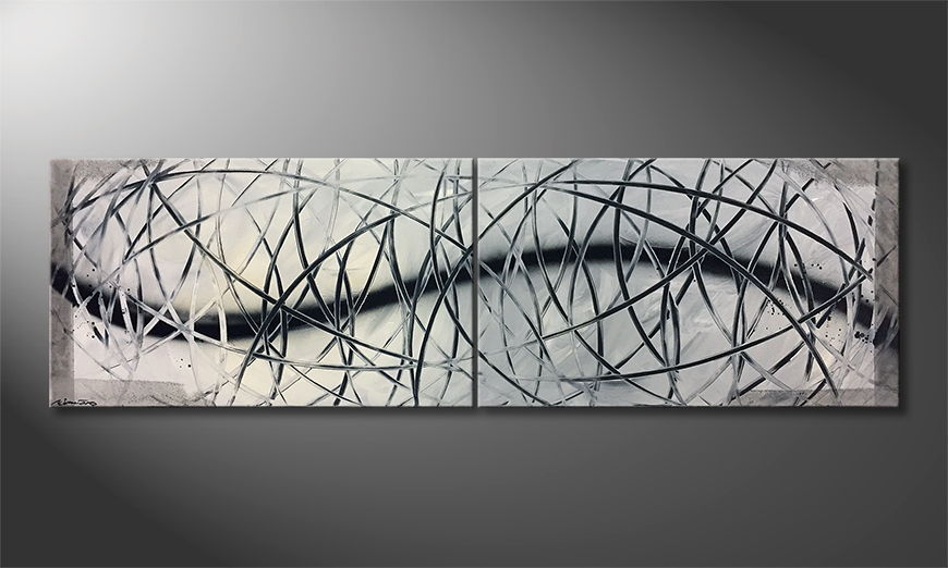 Our wall art Snow Traces 240x70x4cm