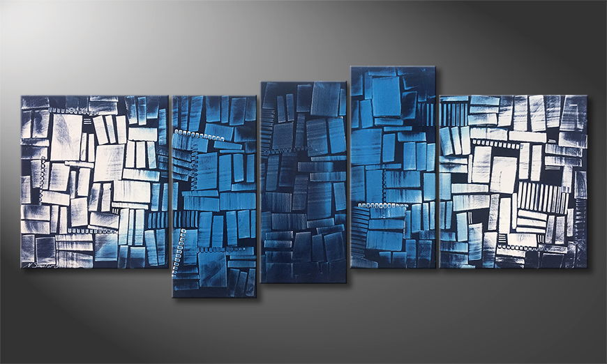 Our wall art Splited Water 190x80cm