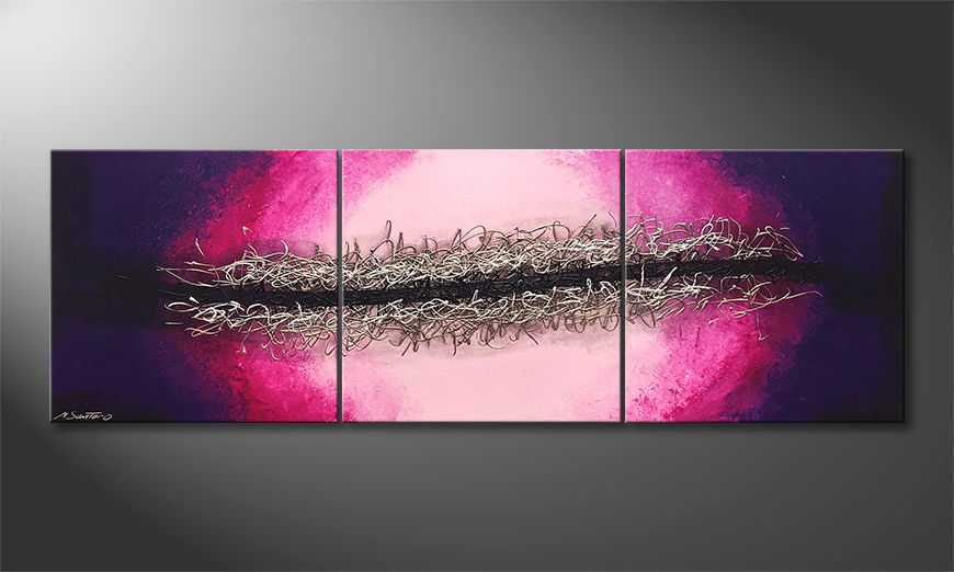 Our wall art Splitted Universe 210x70cm