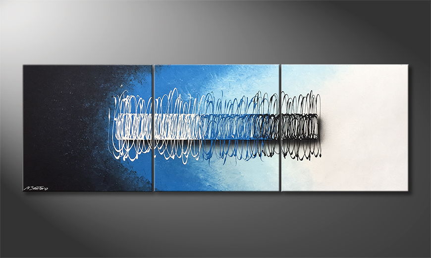 Our wall art Swinging Water 210x70cm