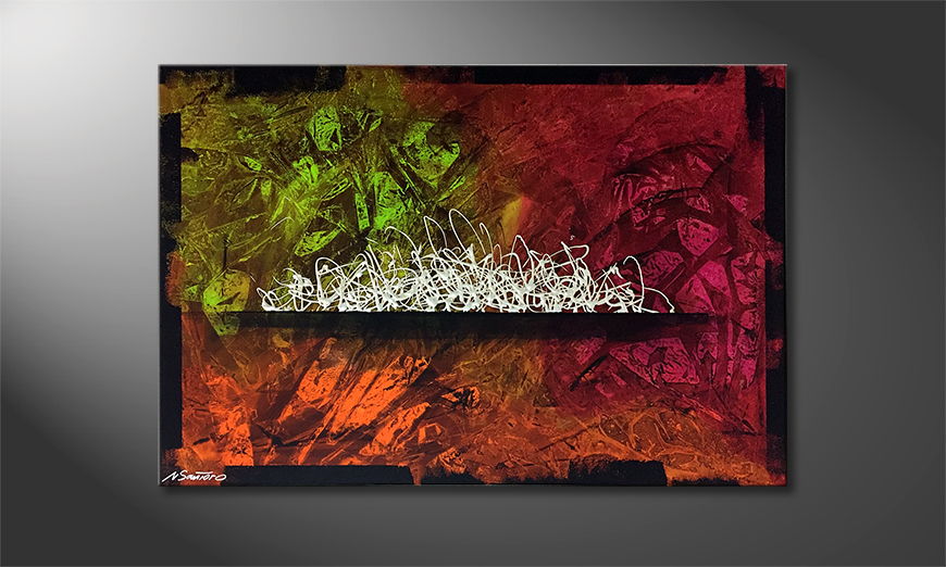 The exclusive painting Color Confusion 120x80cm