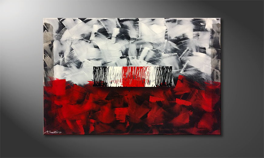 The exclusive painting Two Sides 120x80cm