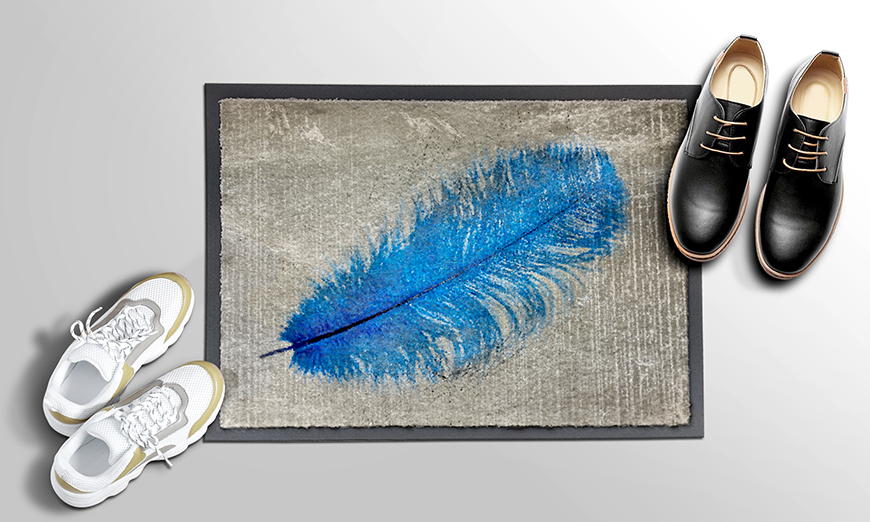 Feather In Blue 